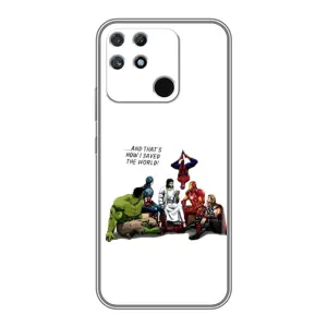 Чехлы для Realme NARZO 30A (Для Христиан) (Иисус супергерой)