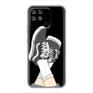 Чехол с Прикольным принтом на Realme NARZO 30A (Кеды)