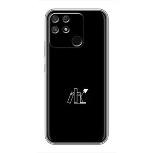 Чехол с картинками на черном фоне для Realme NARZO 30A (Книжки)
