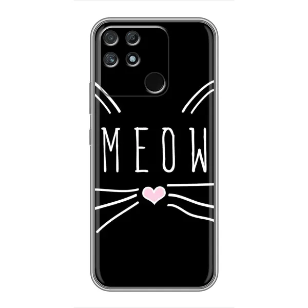 Чехол с рисунком «КОТИК MEOW» для Realme NARZO 30A Чехол с рисунком «КОТИК MEOW» для Realme NARZO 30A