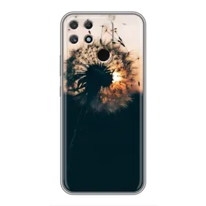 Силиконовый Чехол с одуванчиками на Realme NARZO 30A (Красивый одуванчик)