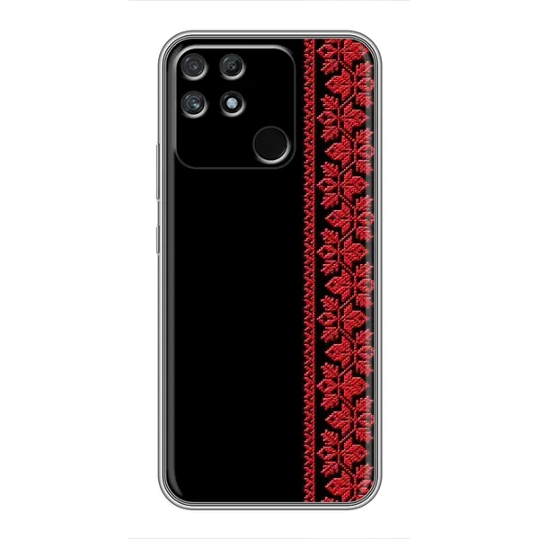 Чехол с рисунком «Красная Вышиванка» для Realme NARZO 30A Чехол с рисунком «Красная Вышиванка» для Realme NARZO 30A