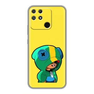 Чехол Бравл Старс для Realme NARZO 30A (Леон (LEON))
