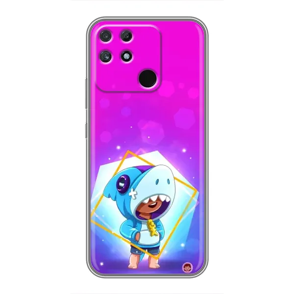 Чехол с рисунком «Леон в костюме Акулы» для Realme NARZO 30A