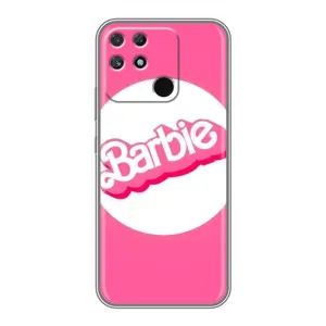 Силиконовый Чехол Барби Фильм на Realme NARZO 30A (Лого Барби)