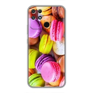 Чехол с изображением  вкусной еды для Realme NARZO 30A (Макаруны)