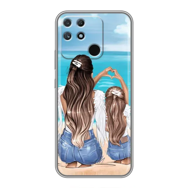 Чехол с рисунком «Мама и дочь» для Realme NARZO 30A Чехол с рисунком «Мама и дочь» для Realme NARZO 30A