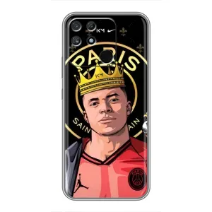 Чехол (TPU) с Футболистом на Realme NARZO 30A (Mbappe King)