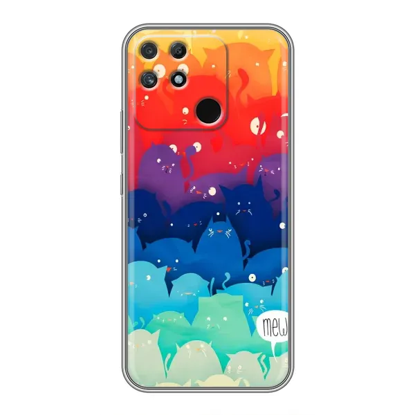 Чехол с рисунком «Mew» для Realme NARZO 30A
