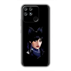 Чехлы с принтом Уэнсдей на Realme NARZO 30A (Милая Уэнсдей)