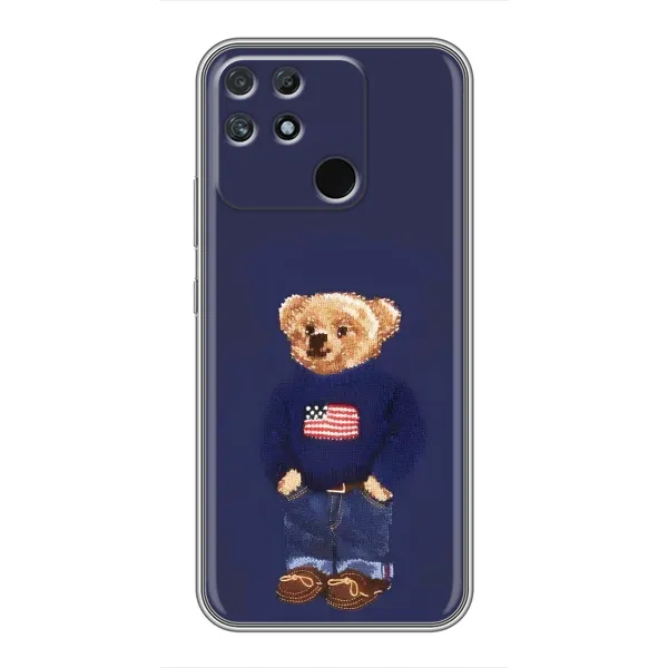 Чехол с рисунком «Мишка USA» для Realme NARZO 30A