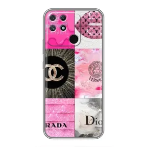 Чехол (Dior, Prada, YSL, Chanel) для Realme NARZO 30A (Модница)