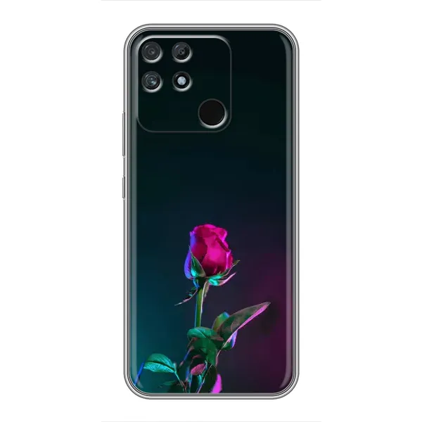 Чехол с рисунком «Ночная роза» для Realme NARZO 30A Чехол с рисунком «Ночная роза» для Realme NARZO 30A