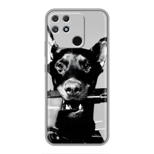 Чехол ДОБЕРМАН для Realme NARZO 30A (Опасный доберман)
