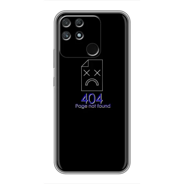 Чехол с рисунком «Ошибка 404» для Realme NARZO 30A Чехол с рисунком «Ошибка 404» для Realme NARZO 30A
