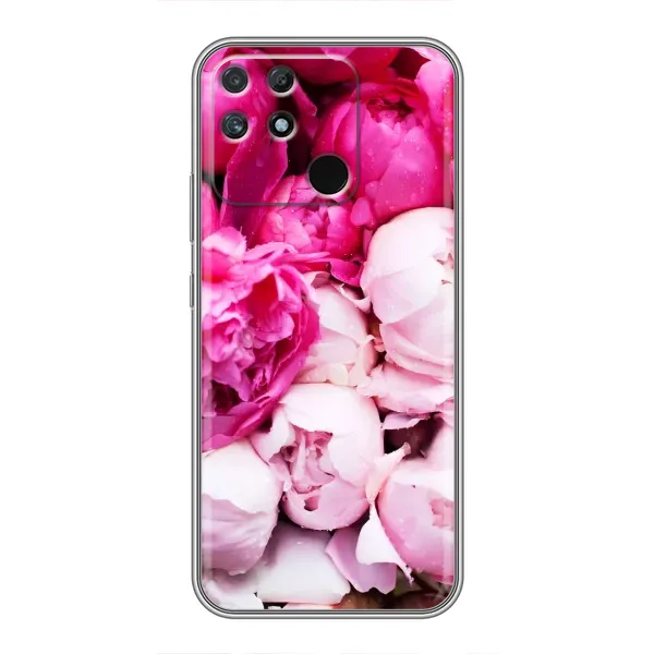 Чехол с рисунком «Пионы» для Realme NARZO 30A Чехол с рисунком «Пионы» для Realme NARZO 30A