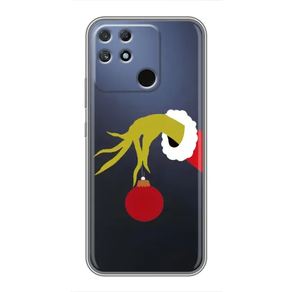 Чехол с рисунком «Рука Гринча» для Realme NARZO 30A Чехол с рисунком «Рука Гринча» для Realme NARZO 30A