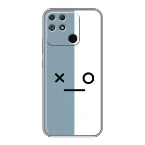 Чехол с рисунком «Серо-белый» для Realme NARZO 30A