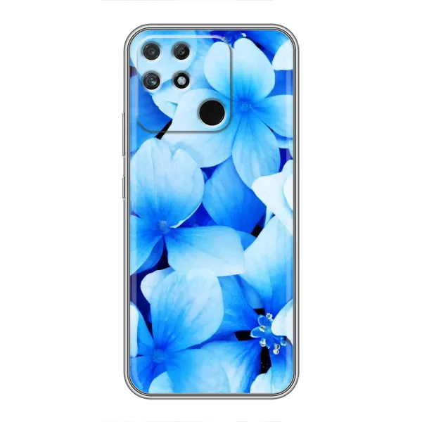 Чехол с рисунком «Синие цветы» для Realme NARZO 30A Чехол с рисунком «Синие цветы» для Realme NARZO 30A