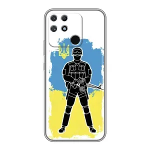 Патриотические Чехлы для Реалми Нарзо 30а (Солдат Украины)