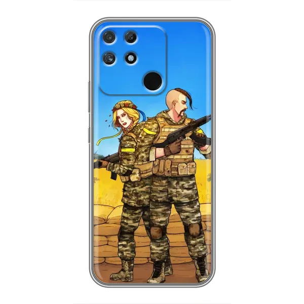 Чехол с рисунком «Солдаты ЗСУ» для Realme NARZO 30A Чехол с рисунком «Солдаты ЗСУ» для Realme NARZO 30A