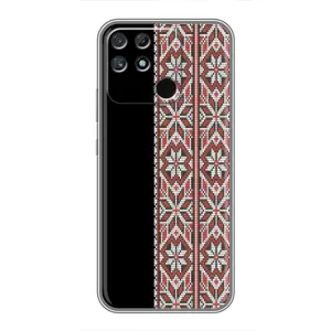 Силиконовый Чехол на Realme NARZO 30A с картинкой Вышиванки (Стильная вишиванка)