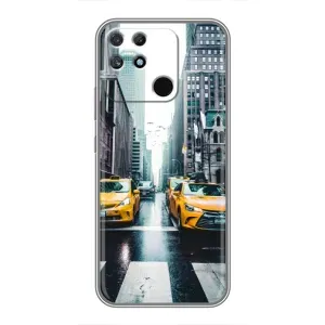 Силиконовый бампер (Работники) на Realme NARZO 30A (Такси)