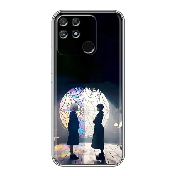 Чехол с рисунком «Уэнсдей и Энди» для Realme NARZO 30A