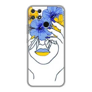 Чехол на Realme NARZO 30A Украинский дизайн (Украинка на всю голову)