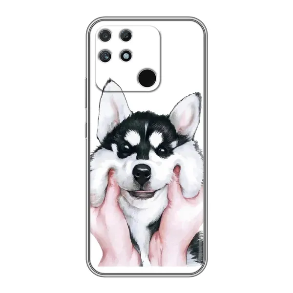 Чехол с рисунком «Собака Хаски» для Realme NARZO 30A Чехол с рисунком «Собака Хаски» для Realme NARZO 30A