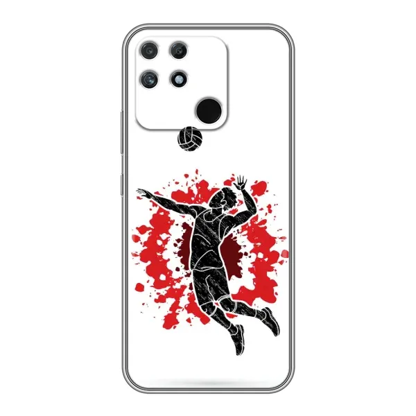 Чехол с рисунком «Волейболист» для Realme NARZO 30A Чехол с рисунком «Волейболист» для Realme NARZO 30A