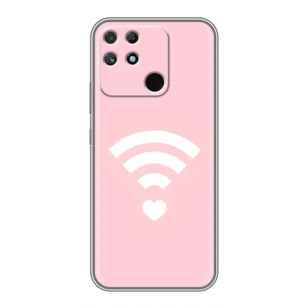 Чехол с рисунком «WiFi Love» для Realme NARZO 30A Чехол с рисунком «WiFi Love» для Realme NARZO 30A
