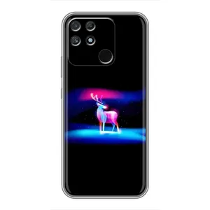Силіконовий бампер з картинкою звірів для Realme NARZO 30A (Яскравий олень)