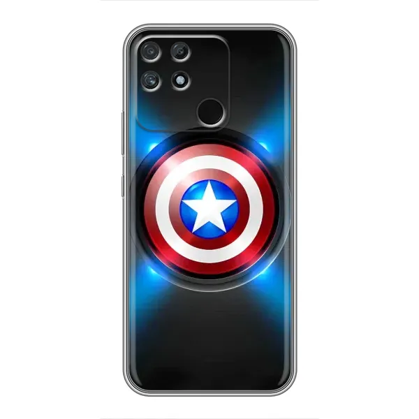 Чехол с рисунком «Яркий Щит Капитана» для Realme NARZO 30A Чехол с рисунком «Яркий Щит Капитана» для Realme NARZO 30A