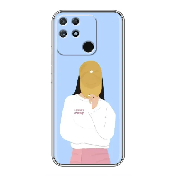 Чехол с рисунком «Желтая кепка» для Realme NARZO 30A Чехол с рисунком «Желтая кепка» для Realme NARZO 30A