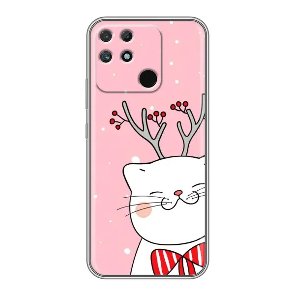 Чехол с рисунком «Зимний кот» для Realme NARZO 30A Чехол с рисунком «Зимний кот» для Realme NARZO 30A