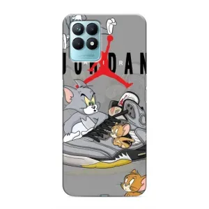 Силиконовый Чехол Nike Air Jordan на Реалми Нарзо 50 (Air Jordan)