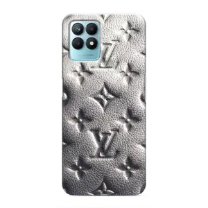 Текстурный Чехол Louis Vuitton для Реалми Нарзо 50 (Бежевый ЛВ)