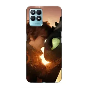 Чехол дракон Беззубик для Realme NARZO 50 (Беззубик и Иккинг)