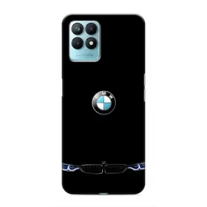 Силіконовий бампер з картинкою машини на Realme NARZO 50 (Чорний BMW)