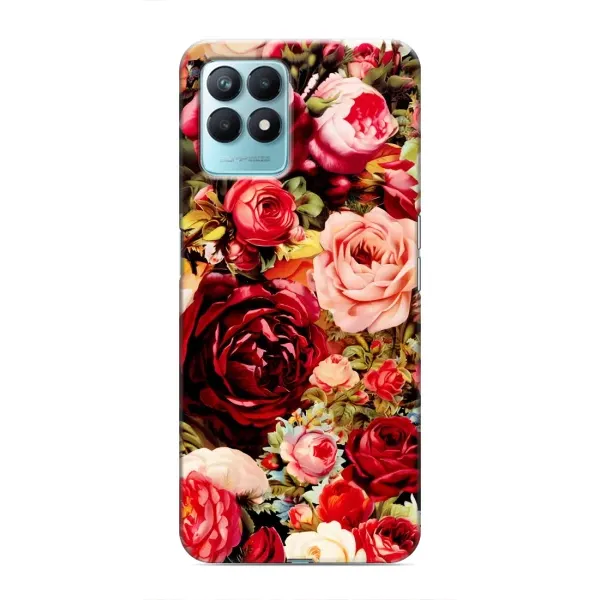 Чехол с рисунком «Букет цветов» для Realme NARZO 50