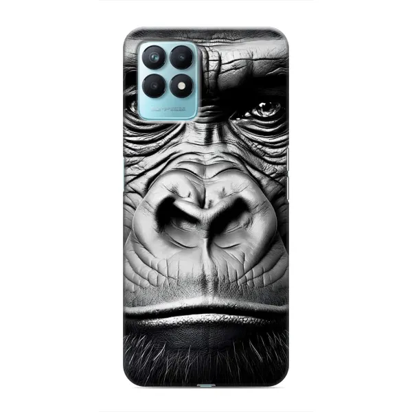 Чехол с рисунком «Черная обезьяна» для Realme NARZO 50 Чехол с рисунком «Черная обезьяна» для Realme NARZO 50
