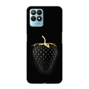 Чохол з зображенням смачної їжі для Realme NARZO 50 (Чорна полуниця)