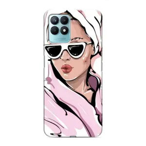 Чохол з картинкою Модні Дівчата Realme NARZO 50 (Дівчина в халаті)