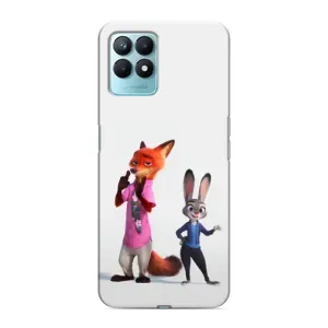 Силіконовий чохол з принтом Зоотрополіс для Realme NARZO 50 (Джуді і Нік)