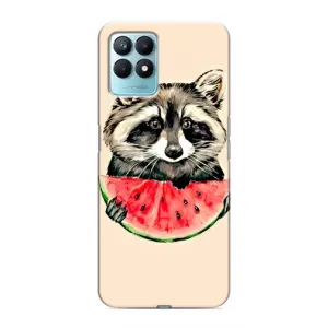 Силіконовий Чохол з Энотами на Realme NARZO 50 (Єнот)