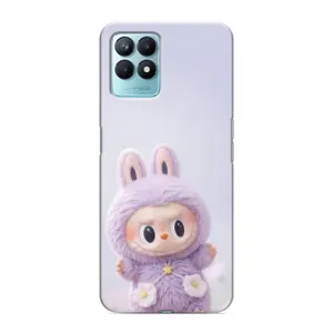 Чехол с принтом Лабубу для Realme NARZO 50 (Фиолетовый Лабубу)