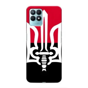 Чехлы УПА (Красно-Чёрный) на Realme NARZO 50 (Герб Украины)
