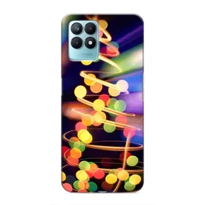 Чехол Новогодняя Елка на Realme NARZO 50 (Гирлянды)