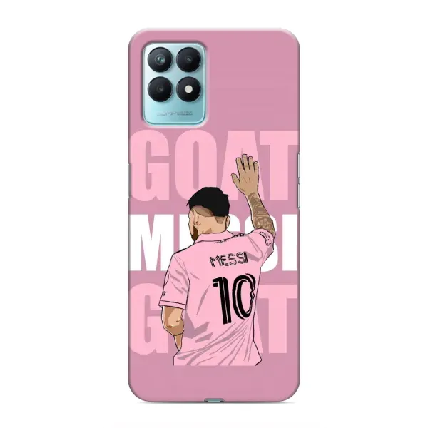 Чехол с рисунком «GOAT MESSI» для Realme NARZO 50 Чехол с рисунком «GOAT MESSI» для Realme NARZO 50
